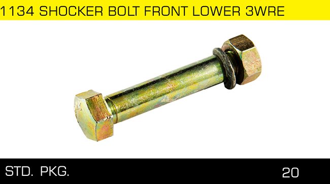1134 SHOCKER BOLT FRONT UPPER LOWER 3WRE